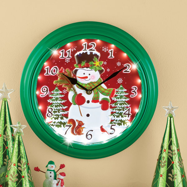 The Holiday Aisle® Wall Clock Wayfair